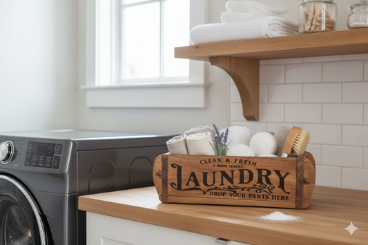'Laundry' Vintage Brick Mold
